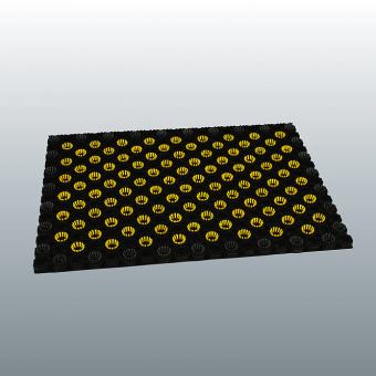 Vulcanized rubber honeycomb mat 